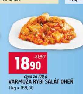 VARMUŽA RYBÍ SALÁT OHEŇ 100g