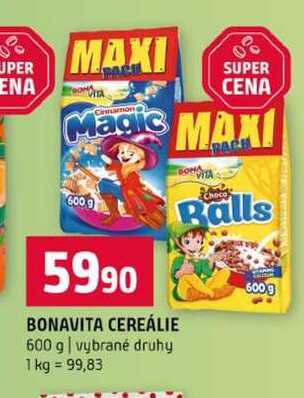 BONAVITA CEREÁLIE 600 g vybrané druhy 
