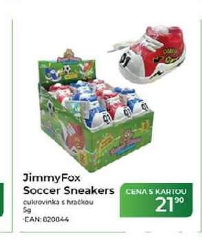 JimmyFox Soccer Sneakers cukrovinka s hračkou 5 g