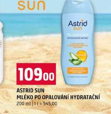 ASTRID SUN MLÉKO PO OPALOVÁNÍ HYDRATAČNÍ 200 ml 