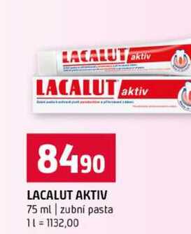 LACALUT AKTIV 75 ml zubní pasta 