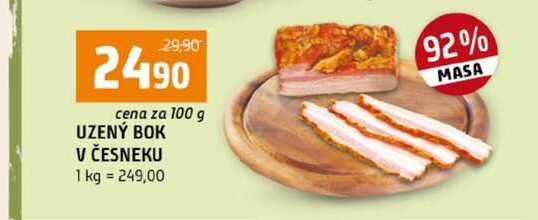 UZENÝ BOK V ČESNEKU 100g