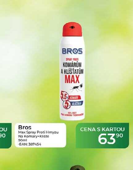 Bros Max Spray Proti Hmyzu Na Komary-Kliste 90ml 