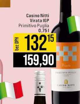 Casino Nitti Virata IGP Primitivo Puglia 0,75l