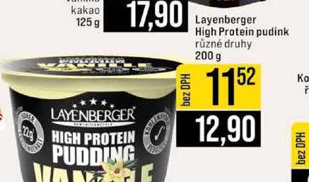 Layenberger High Protein pudink různé druhy 200 g 