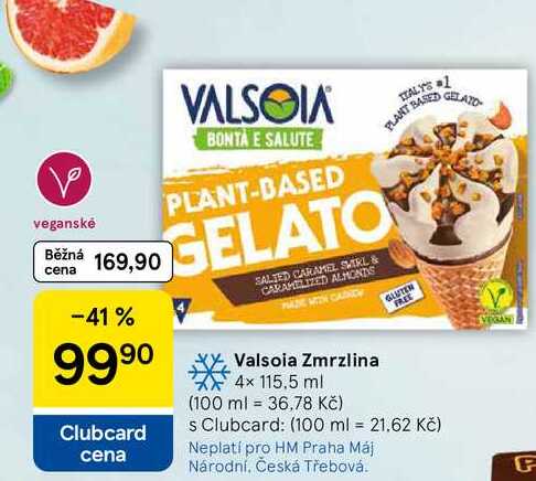 Valsoia Zmrzlina, 4x 115,5 ml 