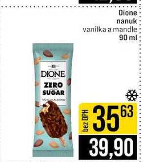 Dione nanuk vanilka a mandle 90 ml 