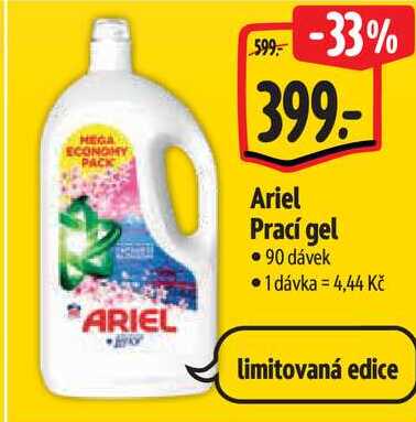 Ariel Prací gel, 90 dávek  