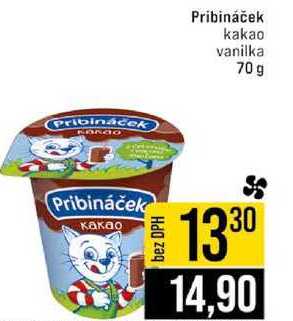 Pribináček kakao vanilka 70 g 