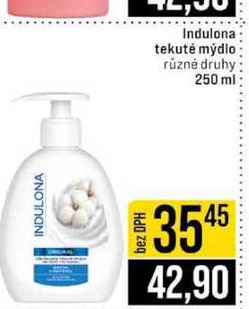 Indulona tekuté mýdlo různé druhy 250 ml 