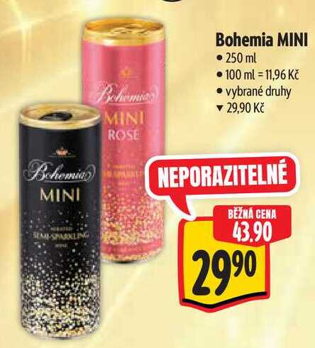 Bohemia MINI, 250 ml