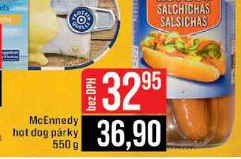 McEnnedy hot dog párky 550 g