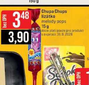 Chupa Chups lizátko melody pops 15 g 