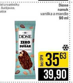 Dione nanuk vanilka a mandle 90 ml