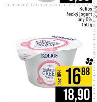 Kolios řecký jogurt bilý 0% 150 g
