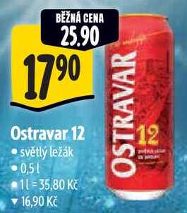 Ostravar 12, 0,5 l