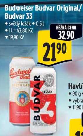 Budweiser Budvar 33, 0,5 l