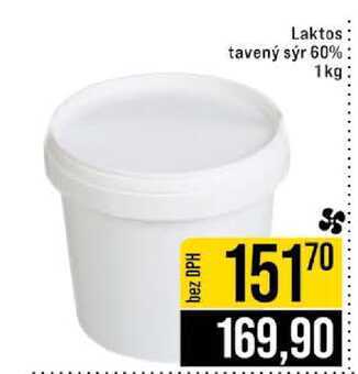 Laktos tavený sýr 60% 1 kg