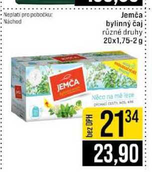 Jemča bylinný čaj různé druhy 20x1,75-2 g 