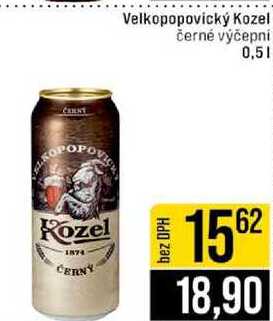 Velkopopovický Kozel černé výčepní 0,5l