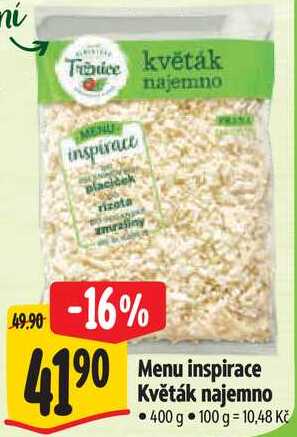 Menu inspirace Květák najemno, 400 g