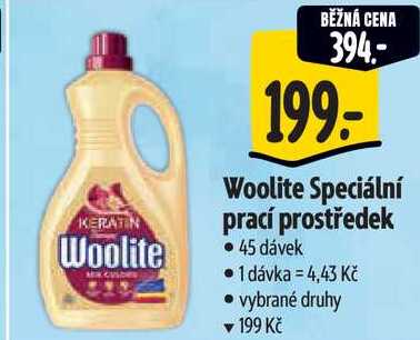 Woolite Speciální prací prostředek, 45 dávek