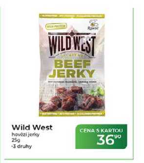 Wild West hovězí jerky 25 g