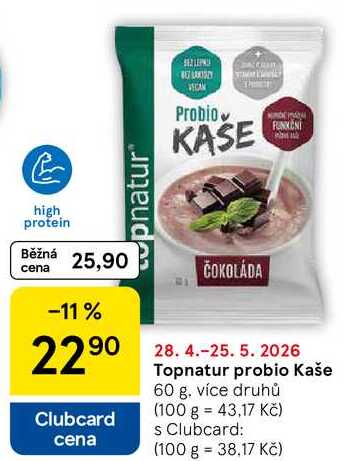 Topnatur probio Kaše, 60 g, více druhů  