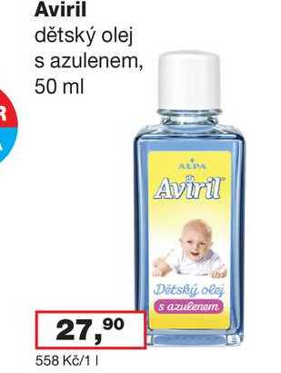 Aviril dětský olej s azulenem, 50 ml