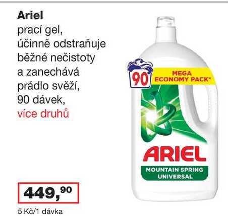 Ariel 90 dávek
