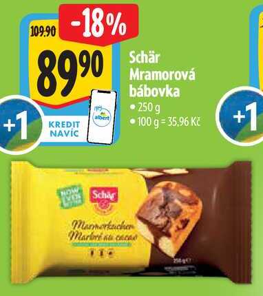 Schär Mramorová bábovka, 250 g