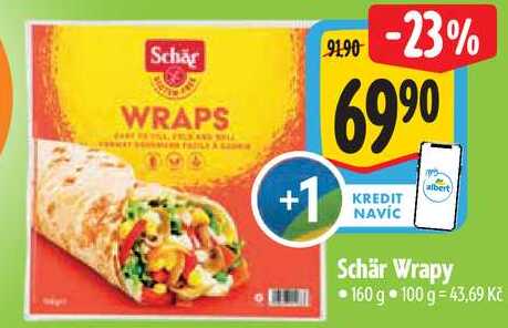 Schär Wrapy, 160 g