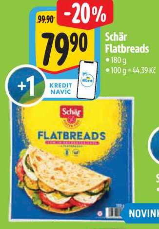Schär Flatbreads, 180 g