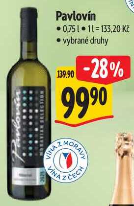Pavlovín, 0,75 l