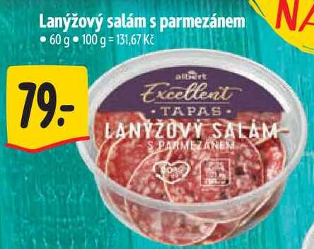 Lanýžový salám s parmezánem, 60 g