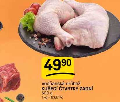 KUŘECÍ ČTVRTKY ZADNÍ 600 g 