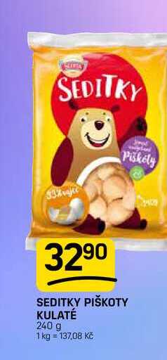 SEDITKY PIŠKOTY KULATÉ 240 g