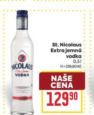 St. Nicolaus Extra jemná vodka 0,5l