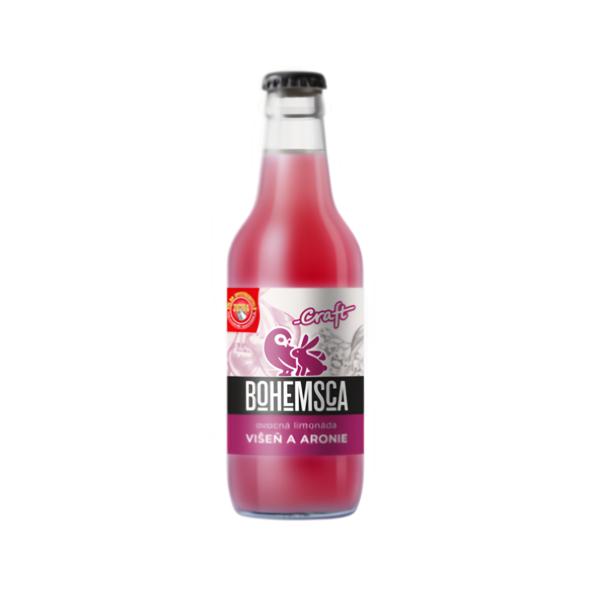 Bohemsca Craft limonáda Višeň a Aronie