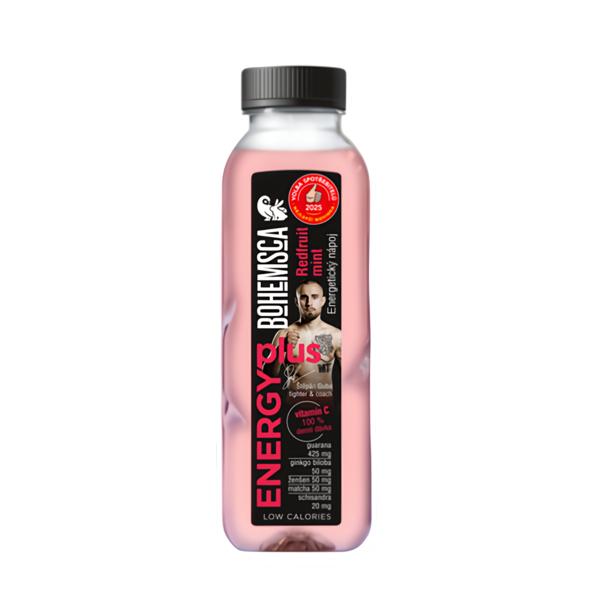 Bohemsca Energy Plus energetický nápoj Redfruit Mint