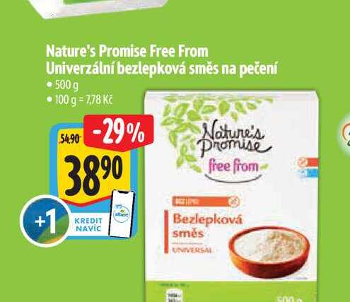 Nature's Promise Free From Univerzální bezlepková směs na pečení 500 g