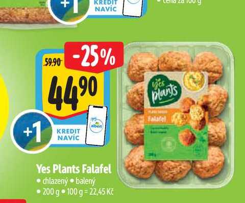  Yes Plants Falafel  200 g