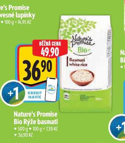 Nature's Promise Bio Rýže basmati 500 g