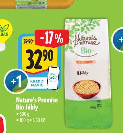Nature's Promise Bio Jáhly 500 g