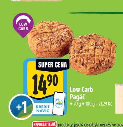  Low Carb Pagáč 70 g 