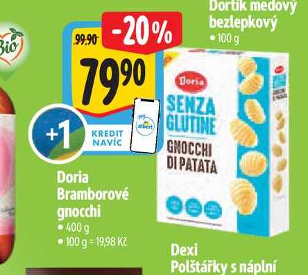   Doria Bramborové gnocchi 400g  