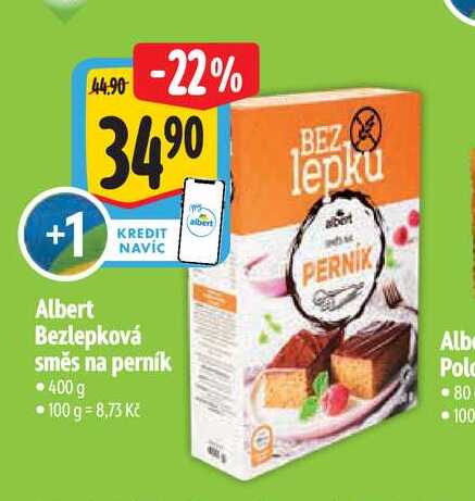 Albert Bezlepková směs na perník 400g