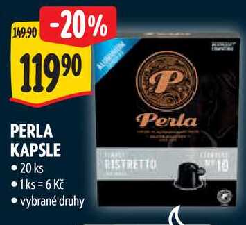 PERLA KAPSLE, 20 ks