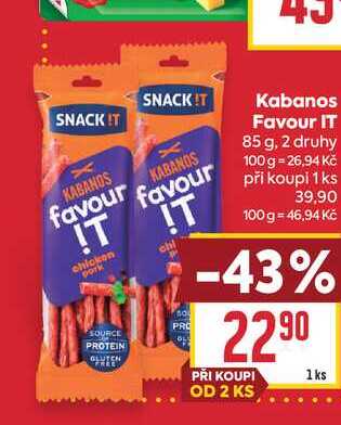 Kabanos Favour IT 85 g