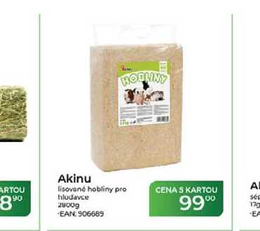 Akinu lisované hobliny pro hlodavce 2800 g